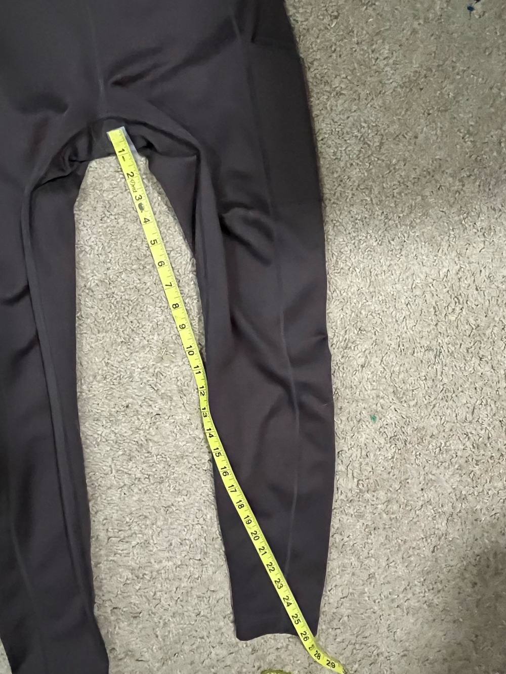 Patagonia Pack Out Tights Grey Outdoor Hiking Drop In pockets Size Medium - Picture 9 of 9
